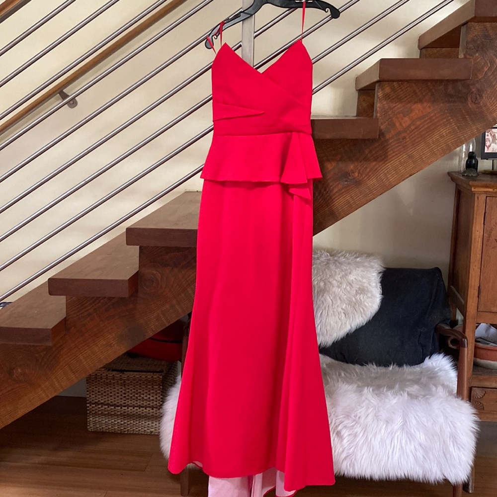 BCBGMaxAzria red gown